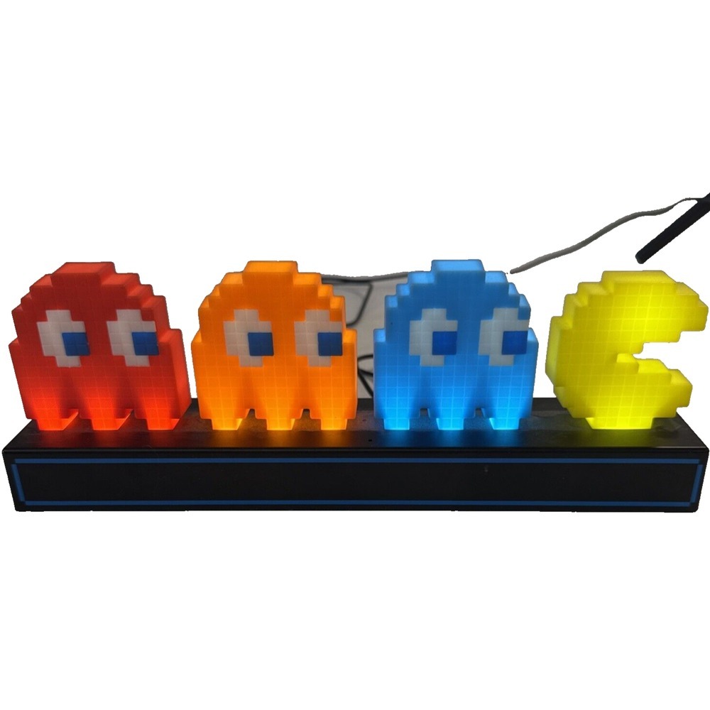 ⚡️Pac-Man and Ghosts ICONS Lamp/Light by Paladone USB Powered⚡️ Tested‎ Works